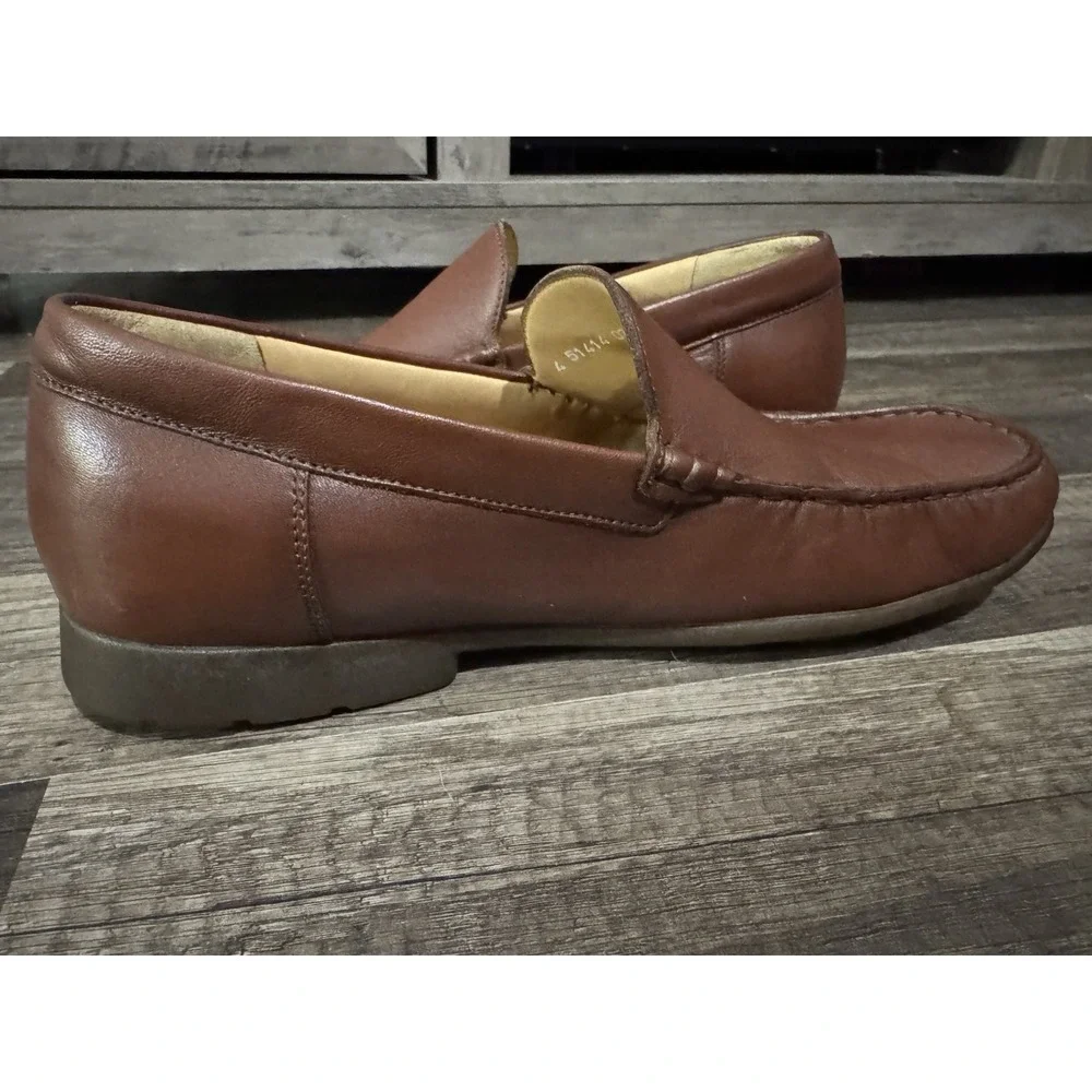 Mephisto Cool-Air Men's Size 9 Brown Venetian Plain‎ Front Loafers